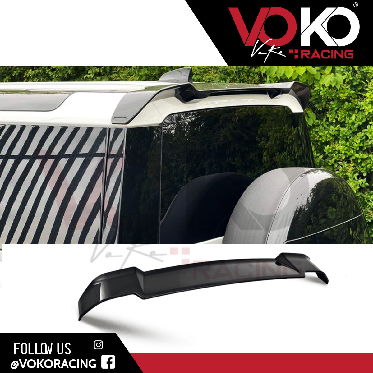 LAND ROVER DEFENDER L663 90 110 & 130 ROOF TOP SPOILER -B- 2020 - 2024