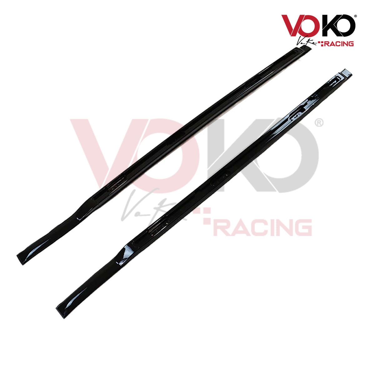 LAND ROVER DEFENDER L663 90 ALUMINIUM ROOF RAIL BARS GLOSS BLACK 2020 - 23