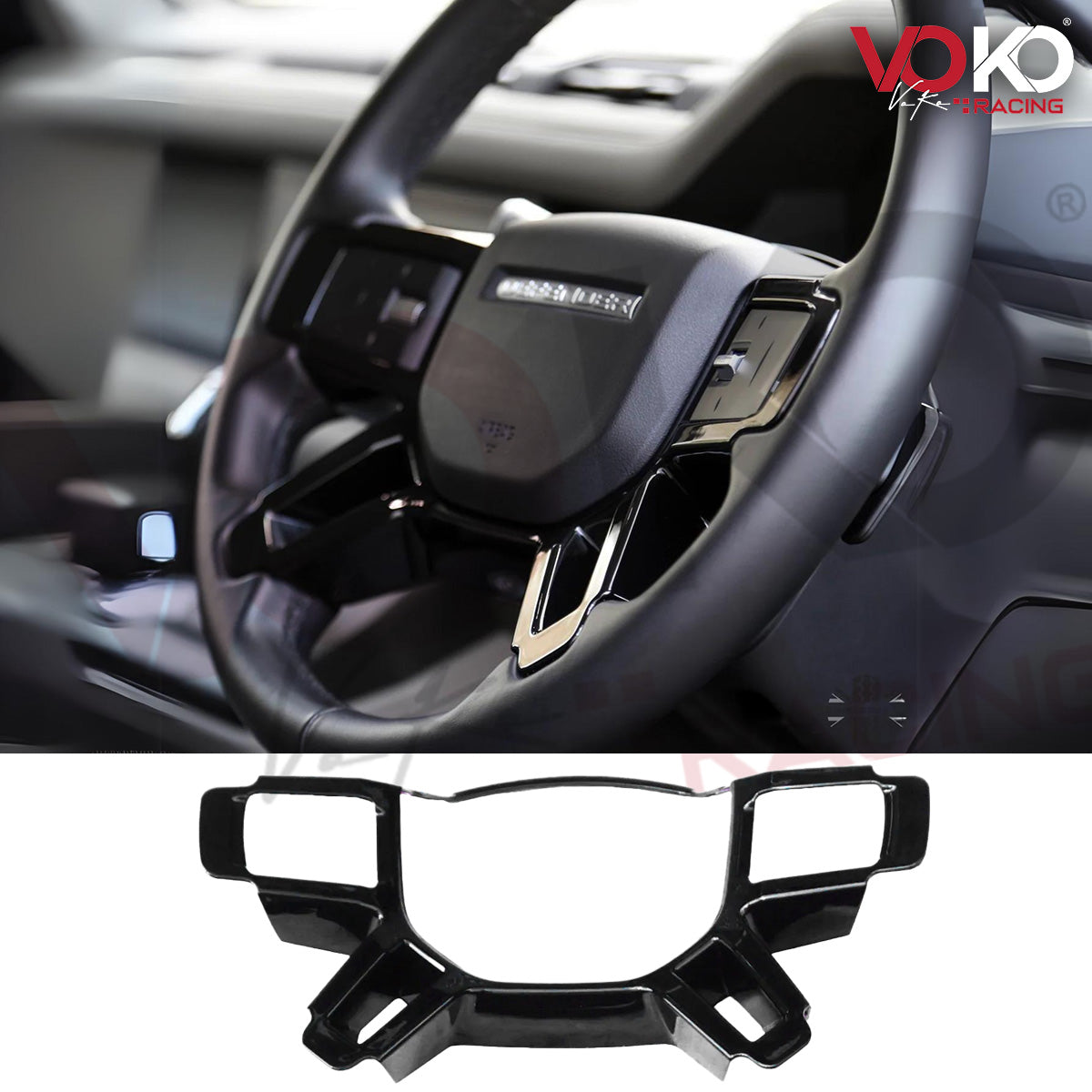 LAND ROVER DEFENDER L663 90 110 & 130 INTERIOR TRIM UPGRADE KIT GLOSS BLACK 2020+