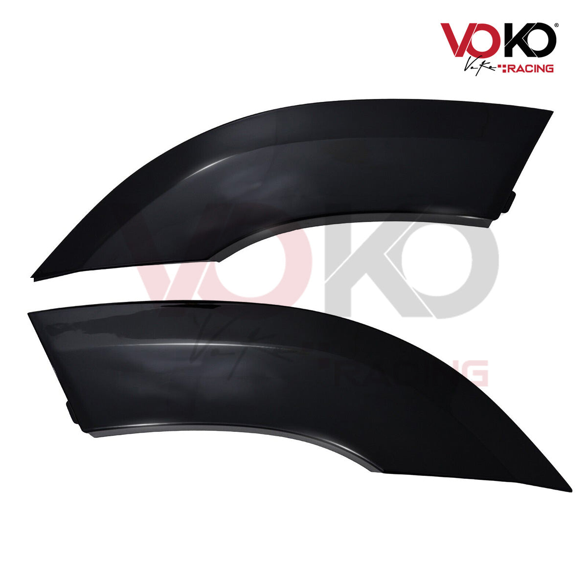 LAND ROVER DEFENDER L663 110 130 WHEEL ARCHES FENDER FLARE TRIMS GLOSS BLACK 2020 - 23
