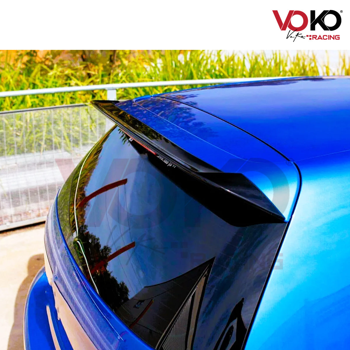 VW GOLF MK6 STANDARD TDI TSI REAR ROOF SPOILER GLOSS BLACK (2008-12)