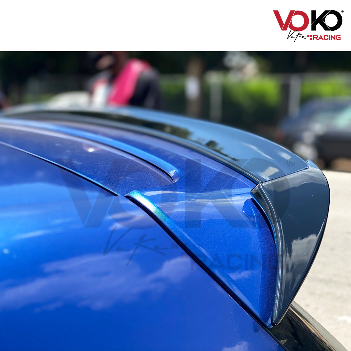 VW GOLF MK6 STANDARD TDI TSI REAR ROOF SPOILER GLOSS BLACK (2008-12)