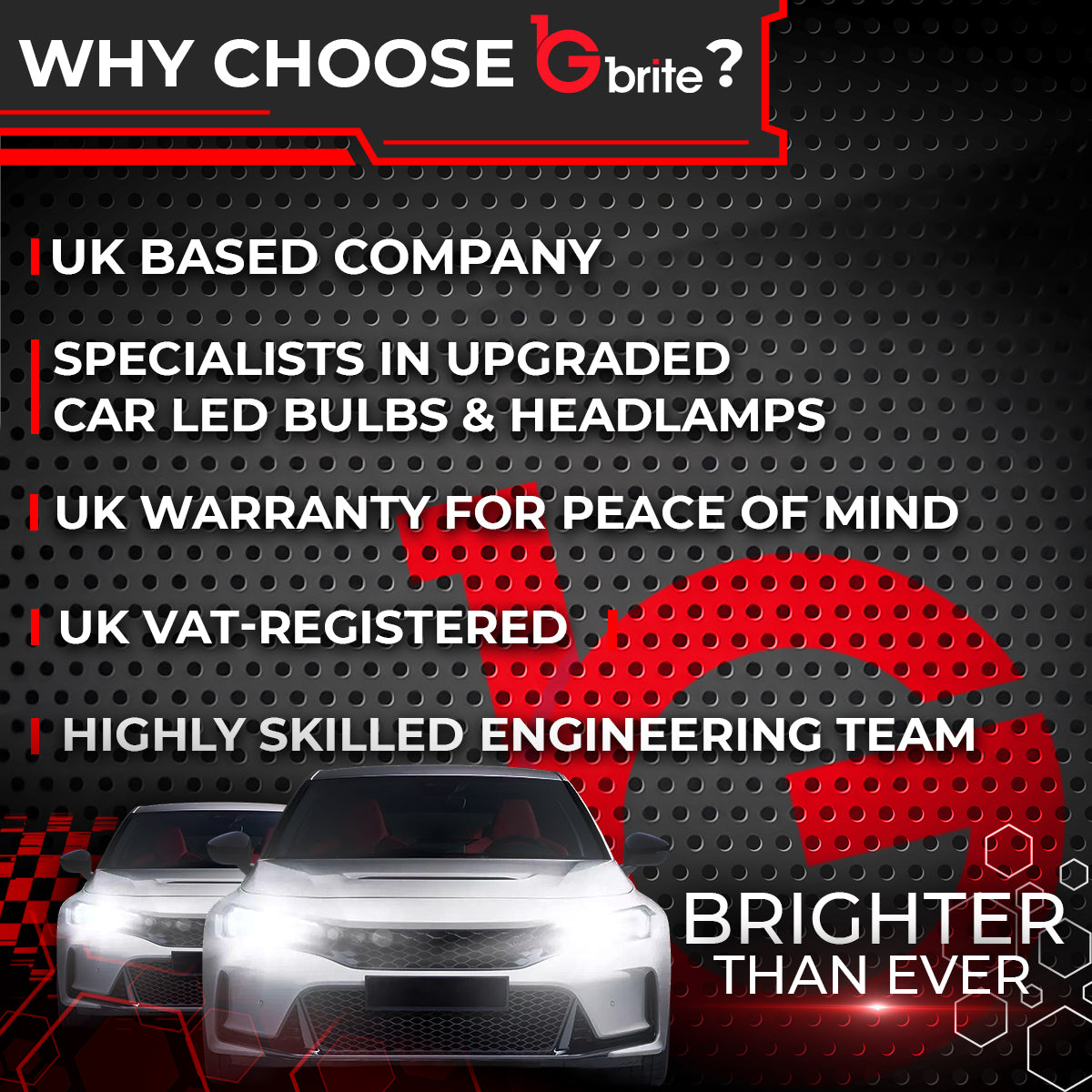 GBRITE VW Transporter T6 LED Bi-xenon Headlamps 2016-19 DRL Sequential Indicator