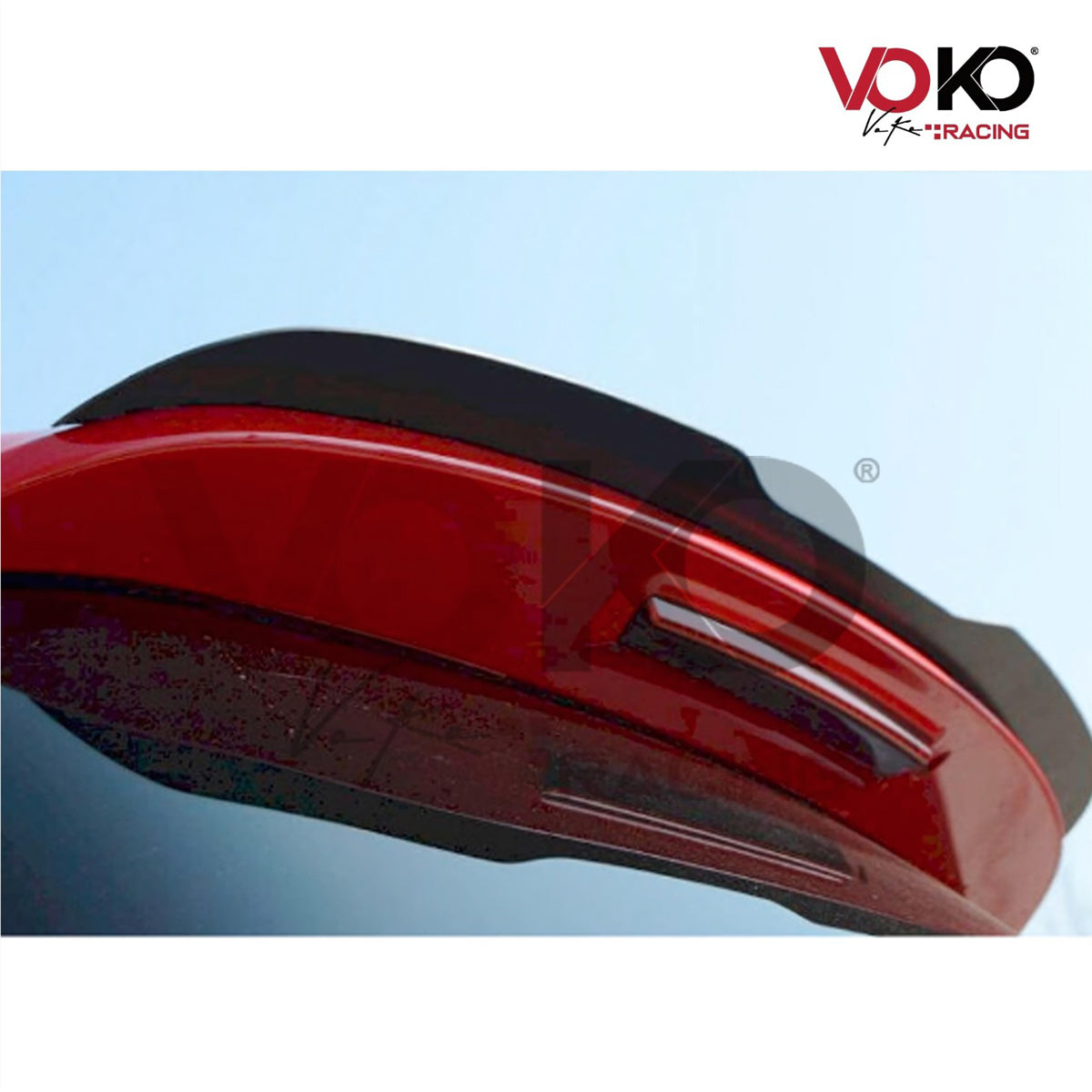 VW GOLF MK6 REAR ROOF SPOILER for GTI GTD & R GLOSS BLACK (2008-2012)