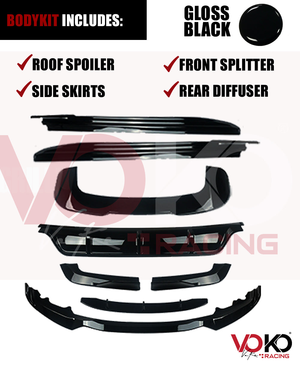 BMW X5 F15 G05 STYLE AERO M-PERFORMANCE COMPLETE BODY KIT 2018+ GLOSS BLACK