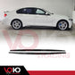 BMW 3 SERIES F30 GLOSS BLACK BODYKIT FRONT SPLITTER DIFFUSER SKIRTS SPOILER 2012-2018