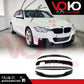 BMW 3 SERIES F30 GLOSS BLACK BODYKIT FRONT SPLITTER DIFFUSER SKIRTS SPOILER 2012-2018
