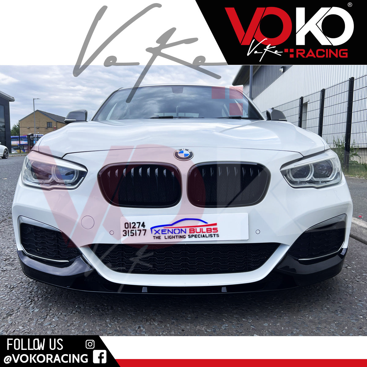 BMW F20 LCI 1 SERIES M-PERFORMANCE COMPLETE BODY KIT 2015-19 GLOSS BLACK