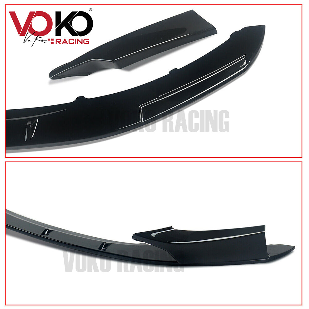 BMW F20 PRE LCI 1 SERIES M-PERFORMANCE FRONT SPLITTER 2011-14 GLOSS BLACK