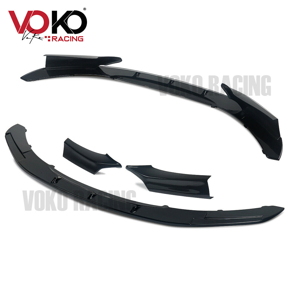 BMW F20 PRE LCI 1 SERIES M-PERFORMANCE FRONT SPLITTER 2011-14 GLOSS BLACK