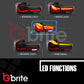 GBRITE BMW 3 SERIES F30 F35 F80 OLED GTS STYLE LED SEQUENTIAL TAIL LAMPS 2012 - 2018