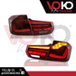 GBRITE BMW 3 SERIES F30 F35 F80 OLED GTS STYLE LED SEQUENTIAL TAIL LAMPS 2012 - 2018