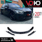 BMW F20 PRE LCI 1 SERIES M-PERFORMANCE FRONT SPLITTER 2011-14 GLOSS BLACK