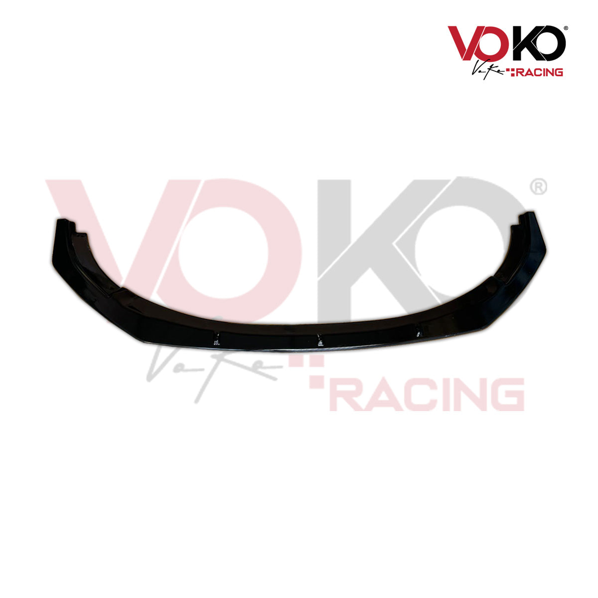 VW GOLF MK6 GTD GTI MODELS FRONT BUMPER SPLITTER LIP GLOSS BLACK 2008-2012