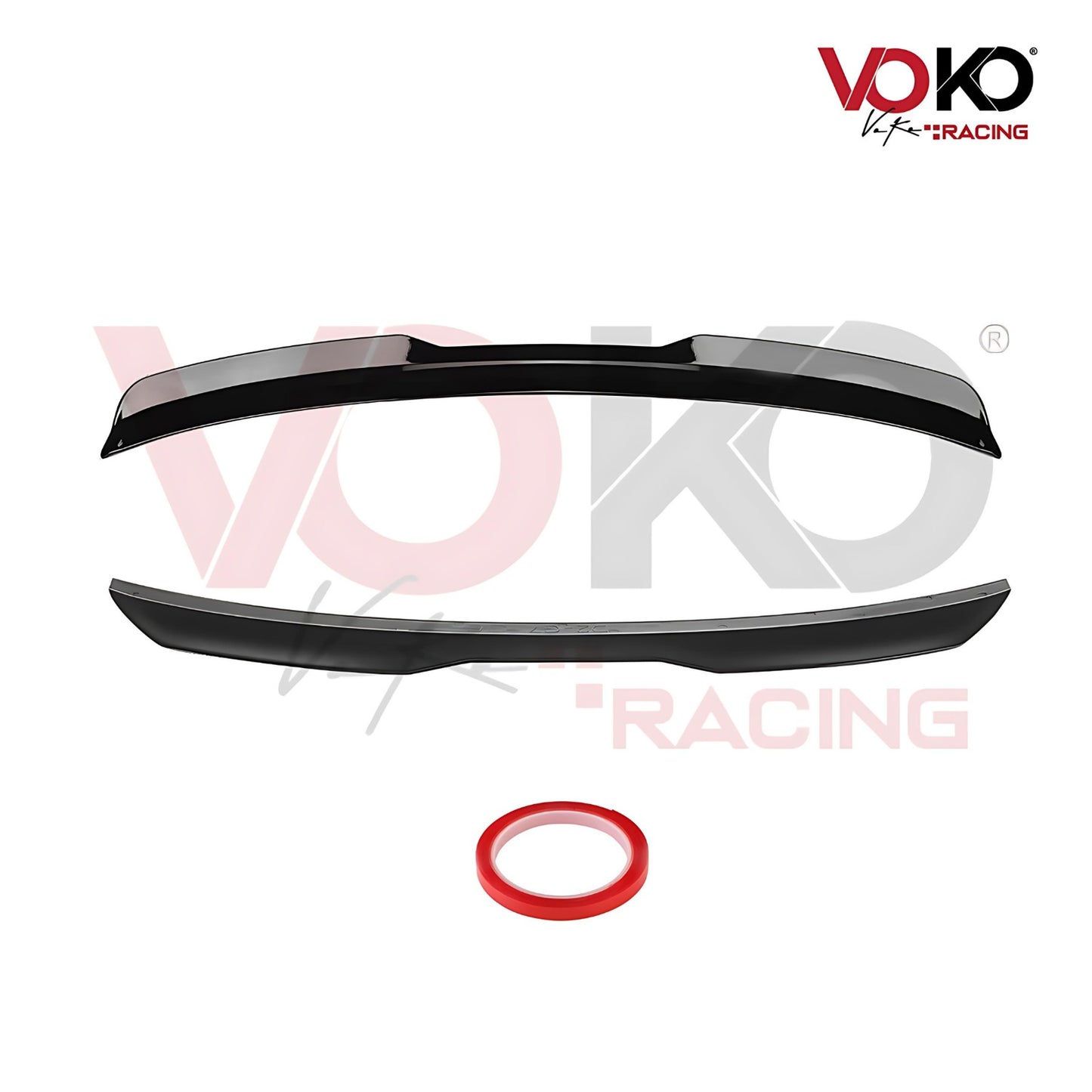 VW GOLF MK6 REAR ROOF SPOILER for GTI GTD & R GLOSS BLACK (2008-2012)