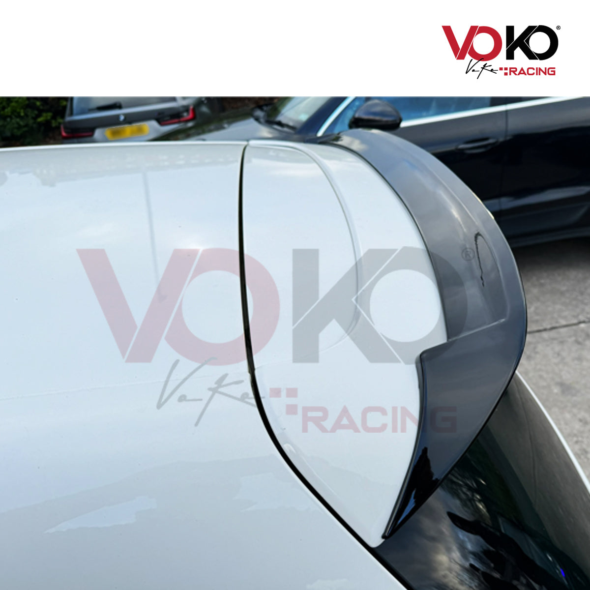 VW GOLF MK6 GTI GTD & R REAR ROOF SPOILER GLOSS BLACK (2008-12)