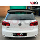 VW GOLF MK6 GTI GTD & R REAR ROOF SPOILER GLOSS BLACK (2008-12)