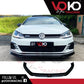 VW GOLF MK 7.5 GTI & GTD FRONT BUMPER LIP SPLITTER GLOSS BLACK 2017-20