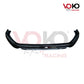 VW GOLF MK 7 R FRONT BUMPER LIP SPLITTER GLOSS BLACK 2013-16