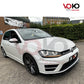 VW GOLF MK 7 R FRONT BUMPER LIP SPLITTER GLOSS BLACK 2013-16