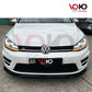 VW GOLF MK 7 R FRONT BUMPER LIP SPLITTER GLOSS BLACK 2013-16
