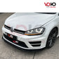 VW GOLF MK 7 R FRONT BUMPER LIP SPLITTER GLOSS BLACK 2013-16