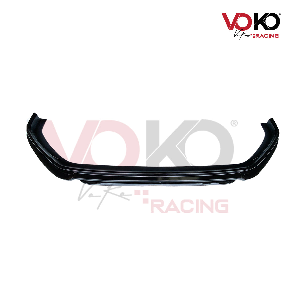 VW GOLF MK 7.5 R FRONT BUMPER LIP SPLITTER GLOSS BLACK 2017-20