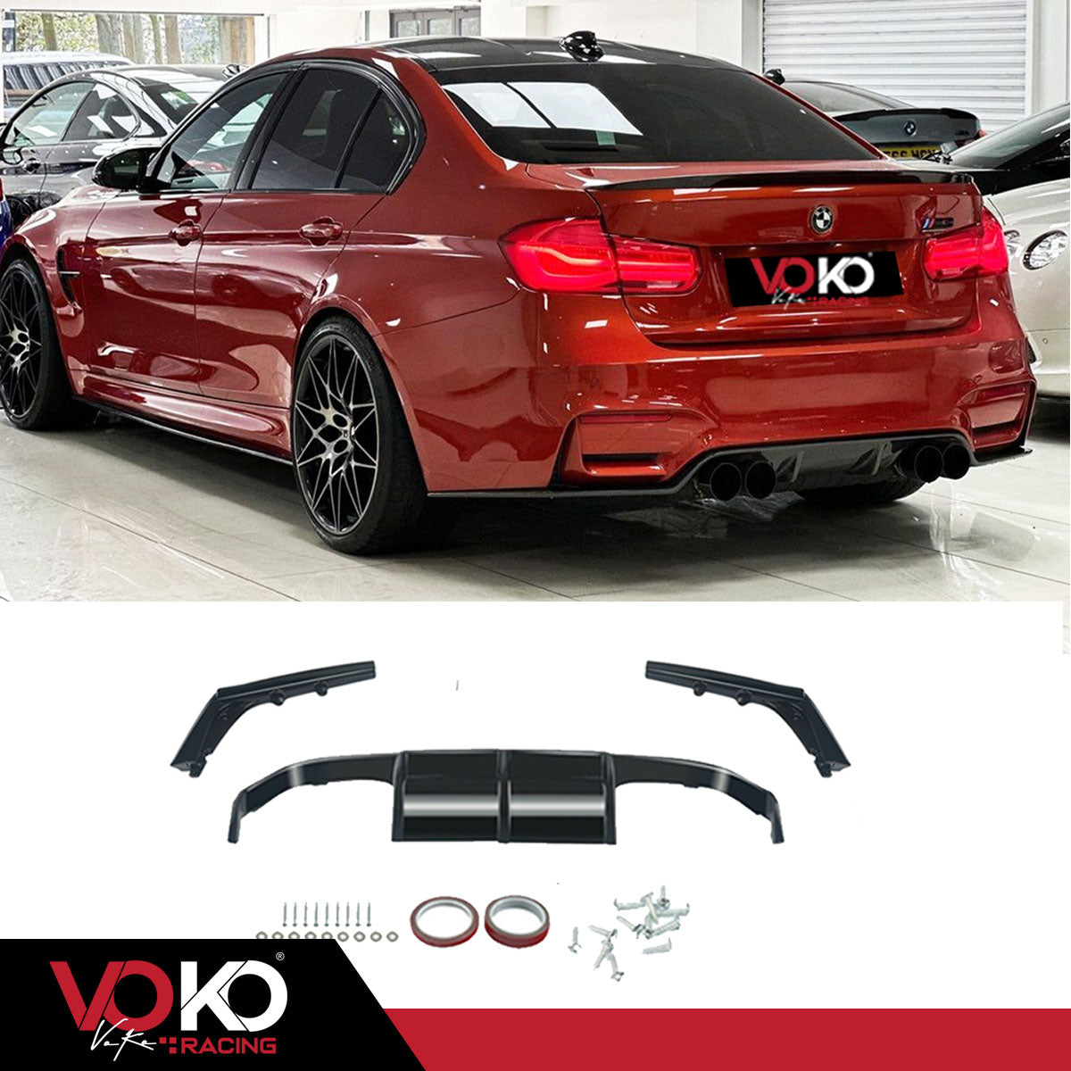 BMW M3 F80 COMPLETE BODYKIT 2013-18 GLOSS BLACK