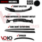 BMW F32 COUPE 4 SERIES M-PERFORMANCE COMPLETE BODY KIT (TWIN EXHAUST 1 SIDE) 2014-20 GLOSS BLACK