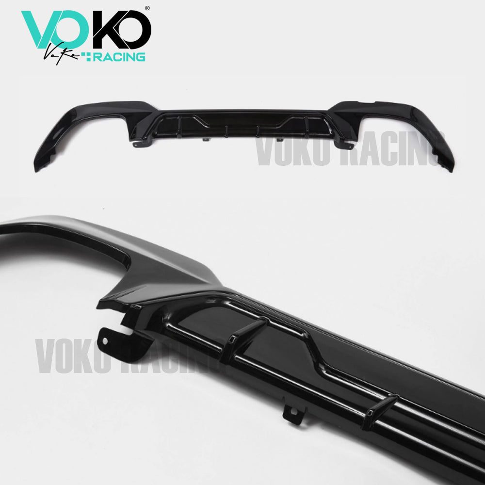 BMW 3 SERIES G20 G21 340i 340D M40i M-PERFORMANCE REAR DIFFUSER 2019-21 GLOSS BLACK